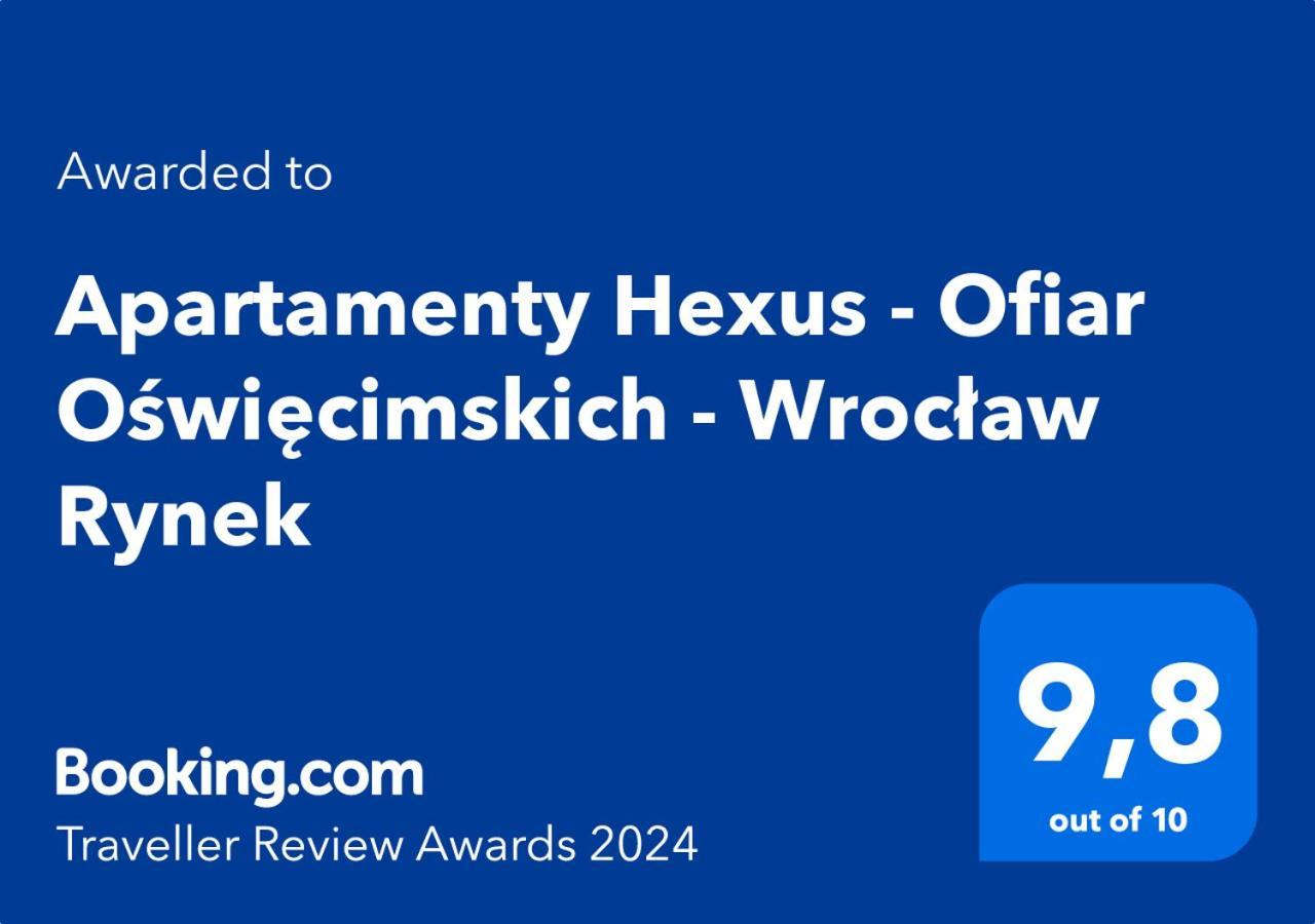 Apartamenty Hexus - Ofiar Oswiecimskich - Wroclaw Centrum Rynek Kültér fotó